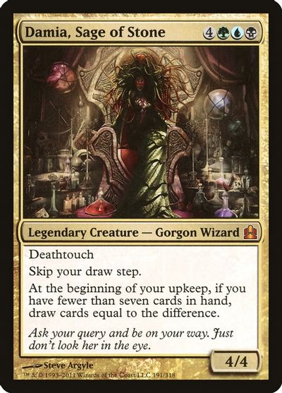 Damia, Sage of Stone card art