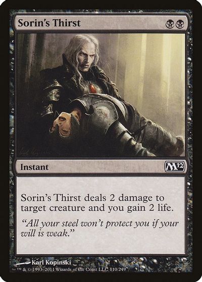 Sorin's Thirst card art