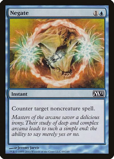 Negate card art