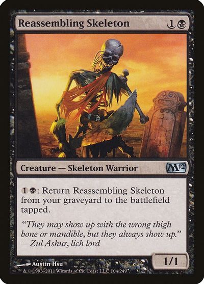 Reassembling Skeleton card art