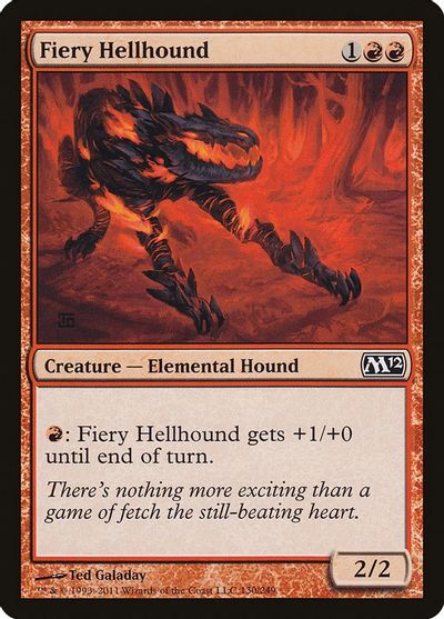 Fiery Hellhound card art