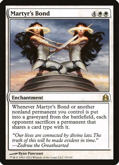 Martyr's Bond card art
