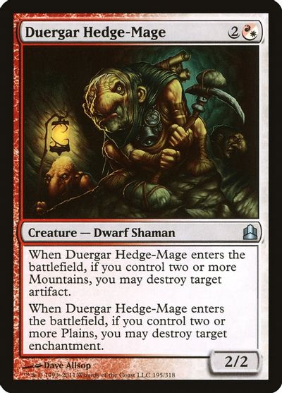 Duergar Hedge-Mage card art