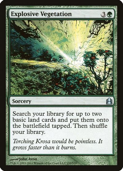 Explosive Vegetation card art