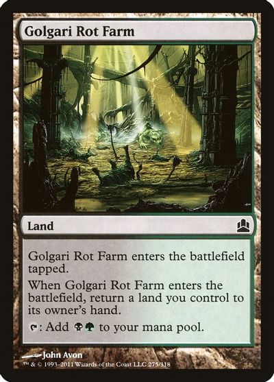 Golgari Rot Farm card art