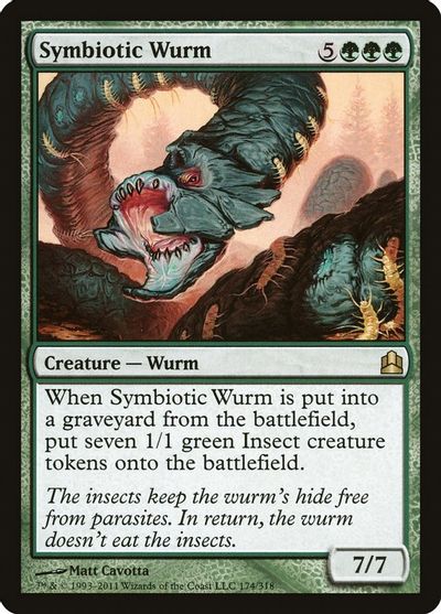 Symbiotic Wurm card art