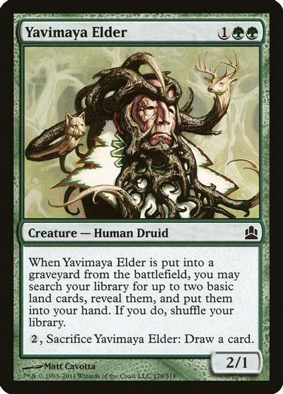 Yavimaya Elder card art