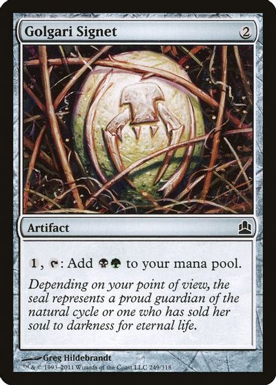 Golgari Signet card art