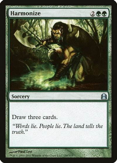 Harmonize card art