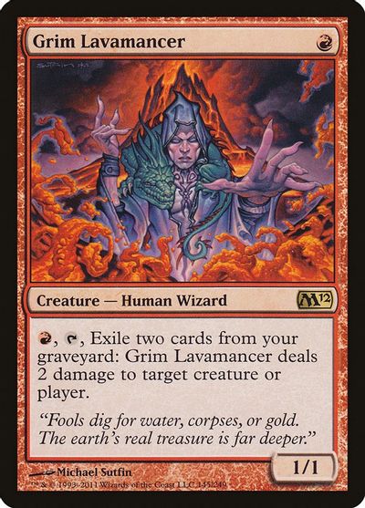 Grim Lavamancer card art