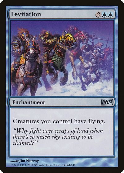 Levitation card art