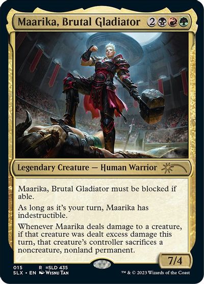 Maarika, Brutal Gladiator card art