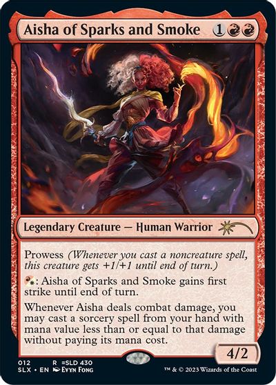 Aisha of Sparks and Smoke card art