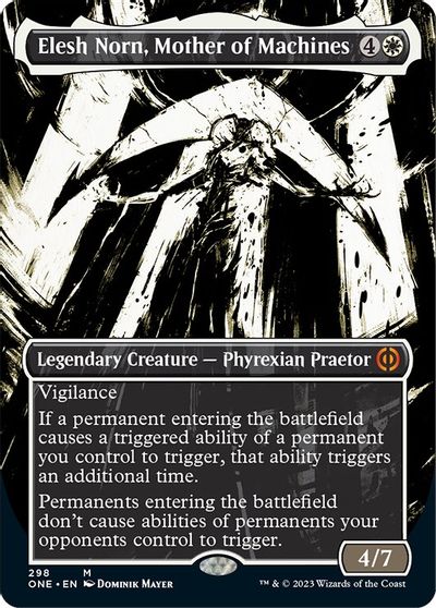 Elesh Norn, Mother of Machines (Showcase) card art