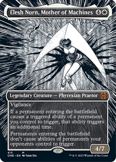 Elesh Norn, Mother of Machines (Borderless) card art