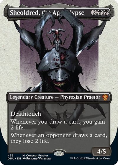 Sheoldred, the Apocalypse (Concept Praetor) card art