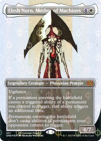 Elesh Norn, Mother of Machines (Concept Praetor) (Step-and-Compleat Foil) card art
