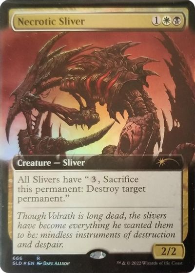 Necrotic Sliver (Extended Art) card art