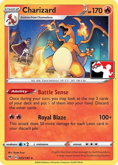 Charizard - 025/185 card art
