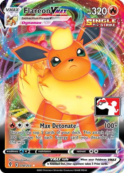 Flareon VMAX card art