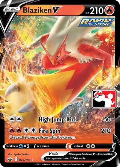 Blaziken V card art