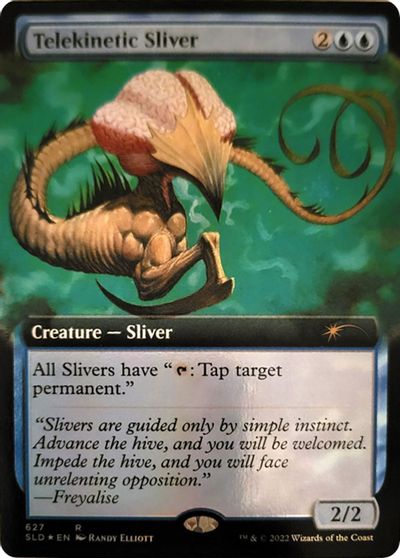 Telekinetic Sliver (Extended Art) card art