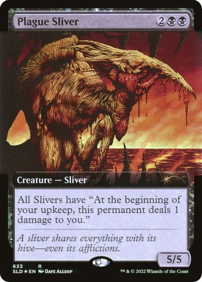 Plague Sliver (Extended Art) card art