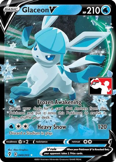 Glaceon V card art