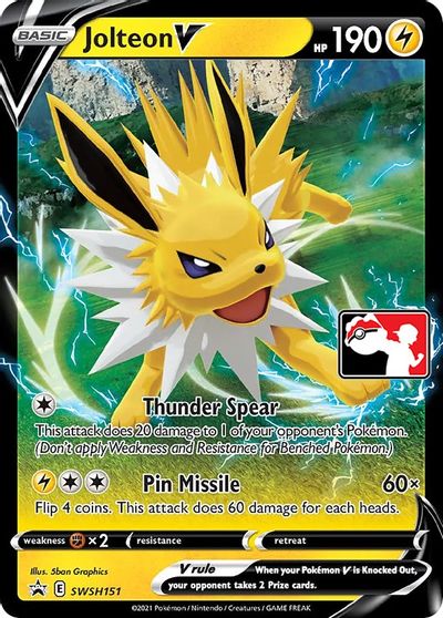 Jolteon V card art
