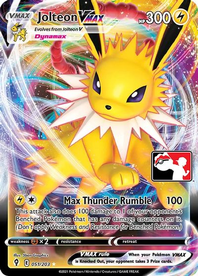 Jolteon VMAX card art
