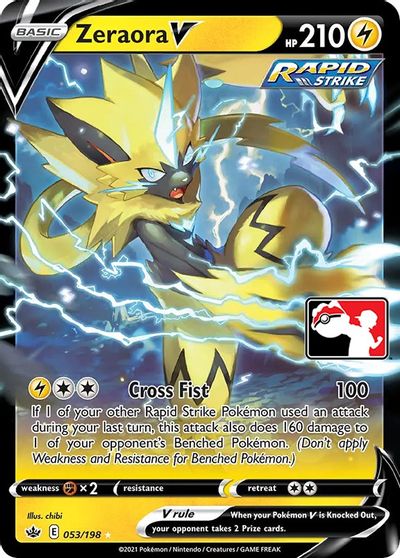 Zeraora V card art