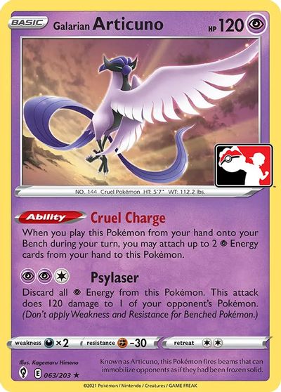 Galarian Articuno - 063/203 card art