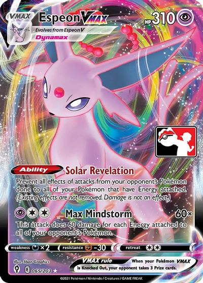 Espeon VMAX card art