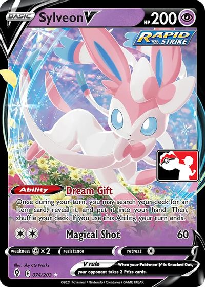 Sylveon V card art