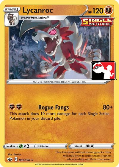 Lycanroc card art