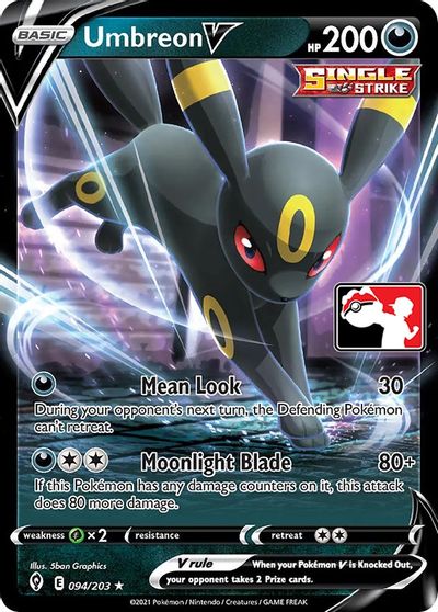 Umbreon V card art
