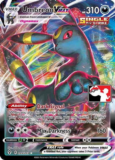Umbreon VMAX card art