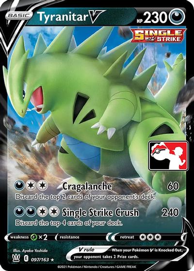 Tyranitar V card art