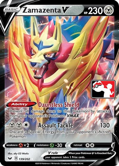 Zamazenta V - 139/202 card art