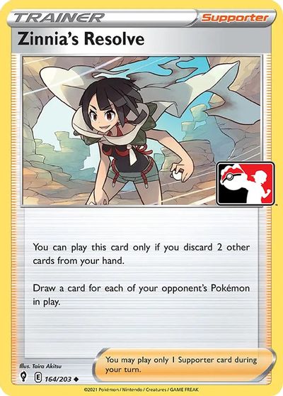 Zinnia's Resolve card art