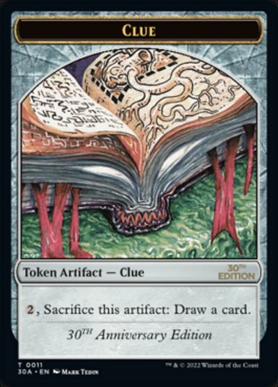 Clue (0011) Token card art