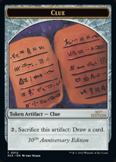 Clue (0012) Token card art
