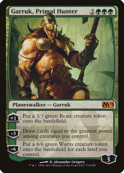 Garruk, Primal Hunter card art