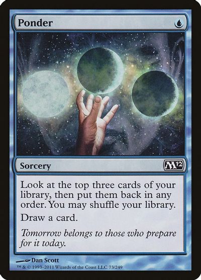 Ponder card art