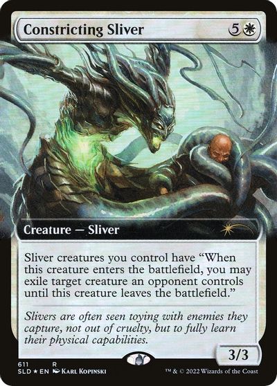 Constricting Sliver (Extended Art) card art