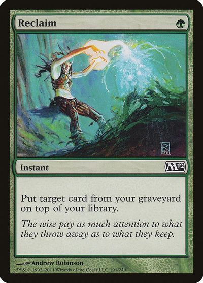 Reclaim card art