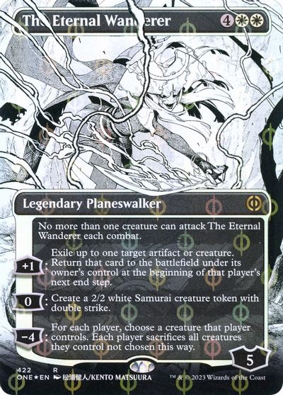 The Eternal Wanderer (Borderless) (Step-and-Compleat Foil) card art
