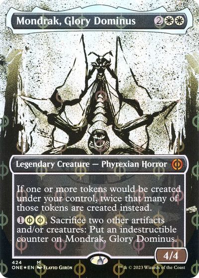 Mondrak, Glory Dominus (Showcase) (Step-and-Compleat Foil) card art