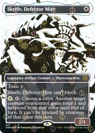 Skrelv, Defector Mite (Showcase) (Step-and-Compleat Foil) card art