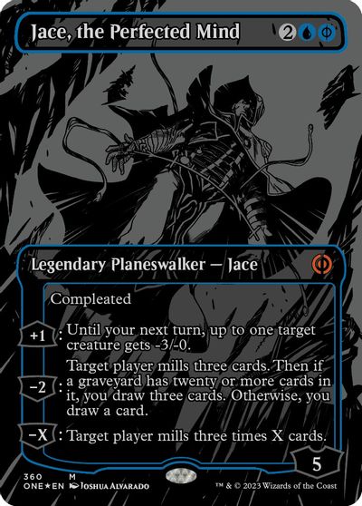 Jace, the Perfected Mind (Oil Slick Raised Foil) card art
